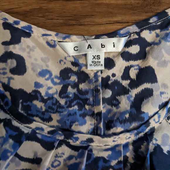 CAbi Sleeveless Silk Top Multi Color - Picture 2 of 10